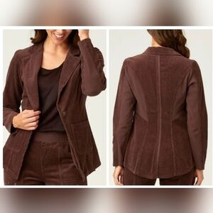NEW XCVI Westbrook Corduroy Blazer Jacket Size XL